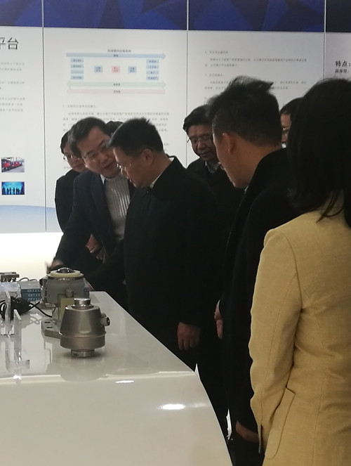 省委副书记、市委书记郑栅洁莅临hth官网入口传感调研