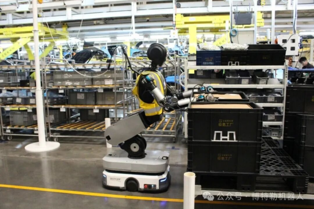 博特勒人形机器人搭载hth官网入口六维力产品岗前测试，落地极氪未来工厂      